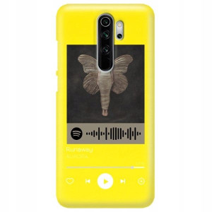Etui Matowe do XIAOMI REDMI NOTE 8 PRO ŻÓŁTY Wzory