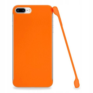 Etui Matowe Plecki Do Iphone 7 Plus Pomarańczowy