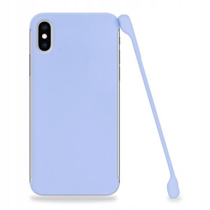 Etui Matowe Plecki Do Iphone X Case Fioletowy