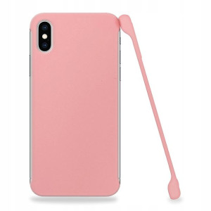 Etui Matowe Plecki Do Iphone X Różowy