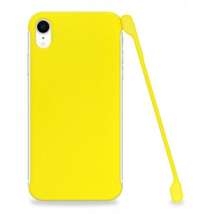 Etui Matowe Plecki Do Iphone Xr Case Żółty