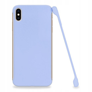 Etui Matowe Plecki Do Iphone Xs Case Fioletowy