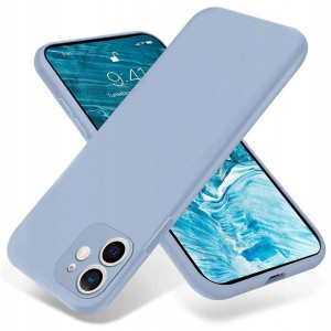 Etui Metallic Do Iphone 12 Jasnoniebieski Ochronne