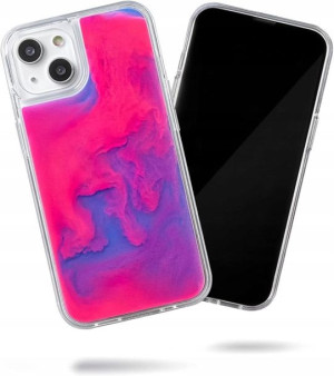 Etui Neon Sand Do Iphone 13 Ochronne Case Różowy
