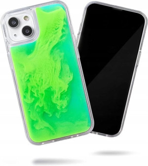 Etui Neon Sand Do Iphone 13 Ochronne Zielony