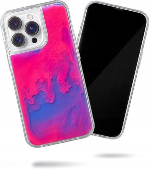 Etui Neon Sand Do Iphone 13 Pro Ochronne Różowy