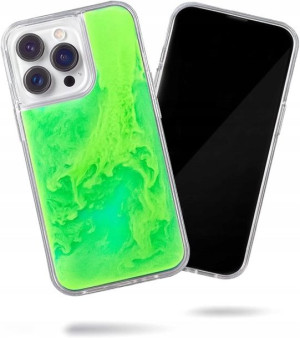 Etui Neon Sand Do Iphone 13 Pro Ochronne Zielony