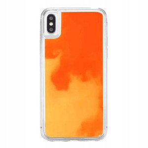 Etui Neon Sand Do Iphone Xs Case Pomarańczowy