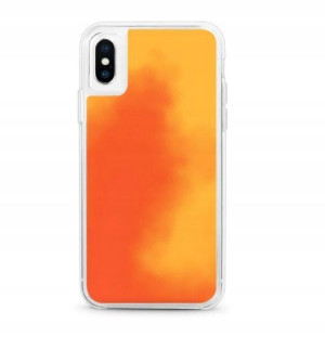 Etui Neon Sand Do Iphone Xs Max Pomarańczowy