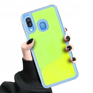 Etui Neon Sand Do Samsung A40 Ochronne Zielony