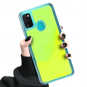 Etui Neon Sand Do Samsung M21 Ochronne Zielony
