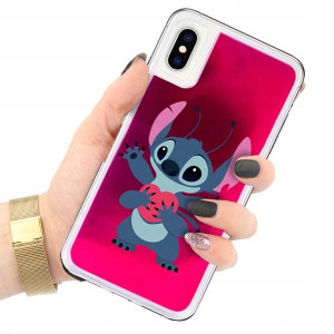 Etui Piasek Fluo Do Iphone X Różowy Różne Wzory