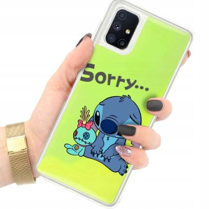 Etui Piasek Fluo Do Samsung M51 Zielony Mix Wzory