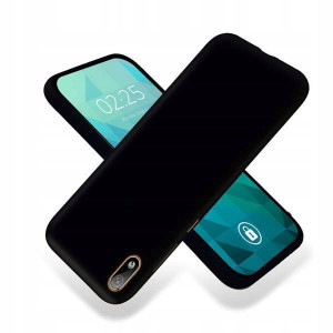 Etui Smooth Do Huawei Y5 2019 Matowy Czarny Case