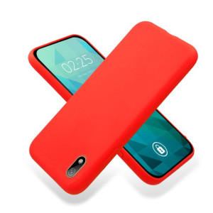 Etui Smooth Do Huawei Y5 2019 Ochronne Czerwony