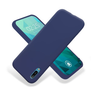Etui Smooth Do Huawei Y6 2019 Ochronne Granatowy