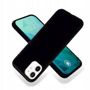 Etui Smooth Do Iphone 12 Matowy Czarny Ochronne