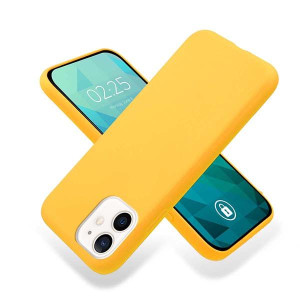 Etui Smooth Do Iphone 12 Mini Matowe Pomarańczowy