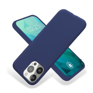 Etui Smooth Do Iphone 13 Pro Case Matowe Granatowy