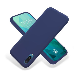 Etui Smooth Do Samsung A02 Case Ochronne Granatowy