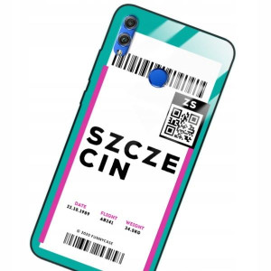Etui Szklane Do Huawei Honor 8x Bilet Podróż Wzory