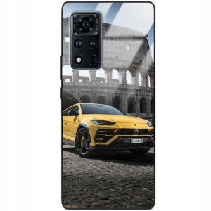 Etui Szklane do HUAWEI HONOR VIEW 40 Auta Wzory