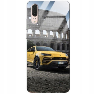 Etui Szklane do HUAWEI P20 Case Auta Top 100 Wzory