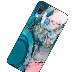 Etui SZKLANE do SAMSUNG A40 Case TOP 100 Wzory