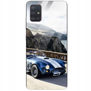 Etui Szklane do SAMSUNG A51 5G Case Auta Top Wzory