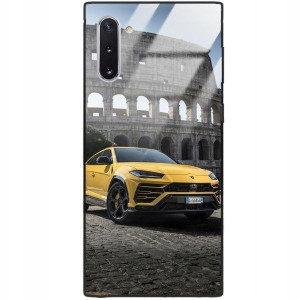 Etui Szklane do SAMSUNG NOTE 10 Case Auta Wzory