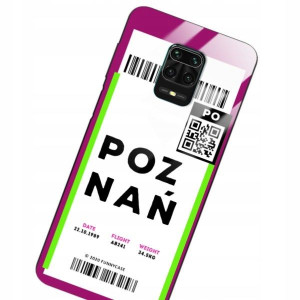 Etui Szklane Do Xiaomi Note 9s Bilet Podróż Wzory