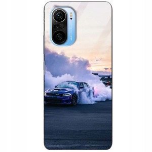 Etui Szklane do XIAOMI REDMI K40 PRO Auta Wzory