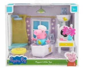 Zestaw Świnka Peppa w kąpieli, łazienka światełko