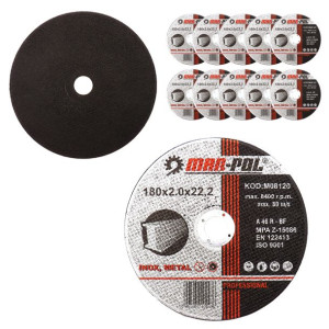 Tarcze Do Cięcia Metalu 180x2.0 Mm 10el