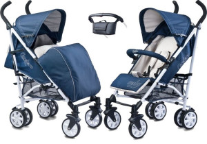 Wózek spacerowy Caretero MOBY TORBA FOLIA ALUMINIU