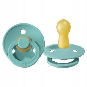 Bibs Smoczek Uspokajający Turquoise Hevea 0m+