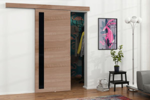 Drzwi przesuwne SIMPLE S-5 80cm naścienne