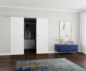 Drzwi przesuwne SIMPLE DUO 160 naścienne