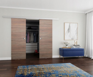 Drzwi przesuwne SIMPLE DUO 140 naścienne