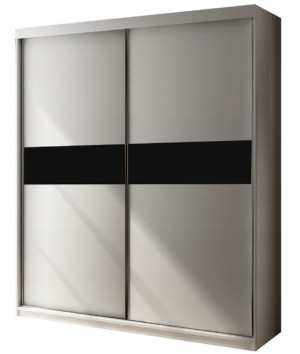 Szafa przesuwna DIEGO X 150cm BIAŁA, SONOMA