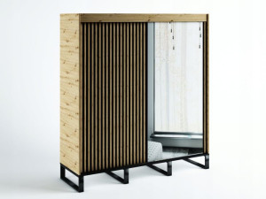 Szafa przesuwna MEXICO LOFT2 200X212X62dąb artisan