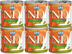 Farmina N&D Pumpkin Grain Free canine DUCK & PUMPKIN ADULT KARMA MOKRA 6x28