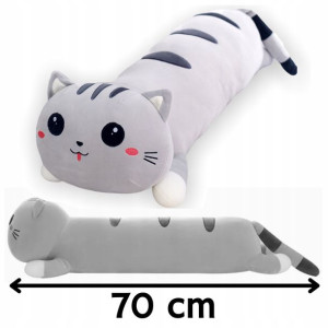 Pluszak Kot 70 Cm Maskotka Kotek Długi Kot Duży