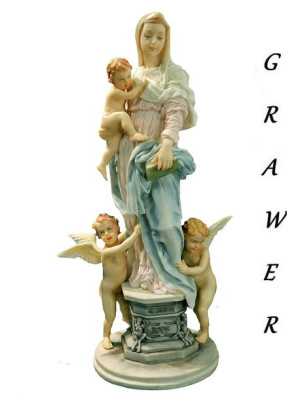 Madonna z harpiami wg. obrazu Andrea del Sarto