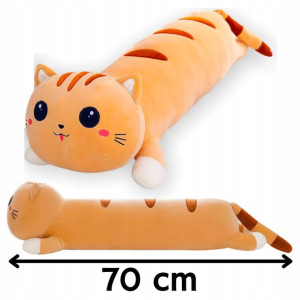 Pluszowy Kot 70 Cm Długi Kot Maskotka Kot Duży