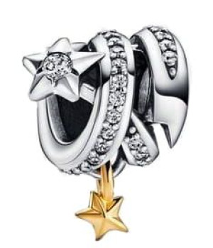 Charms Srebro - Spirala Gwiazd