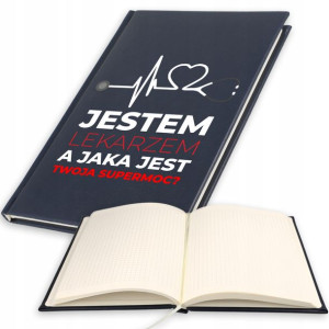 NOTES Planer A5 Prezent dla LEKARZA Wiele Wzorów