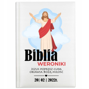 BIBLIA dla DZIECI Prezent na CHRZEST KOMUNIĘ Wzory