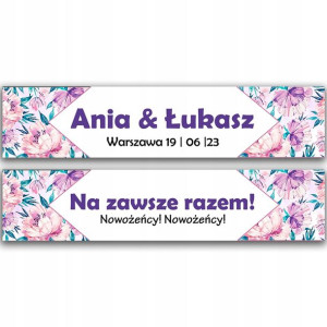 Tablice ŚLUBNE na WESELE do Ramek Rejestracyjnych