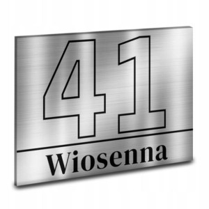 TABLICZKA na dom TABLICA Adresowa NUMER DOMU w 103